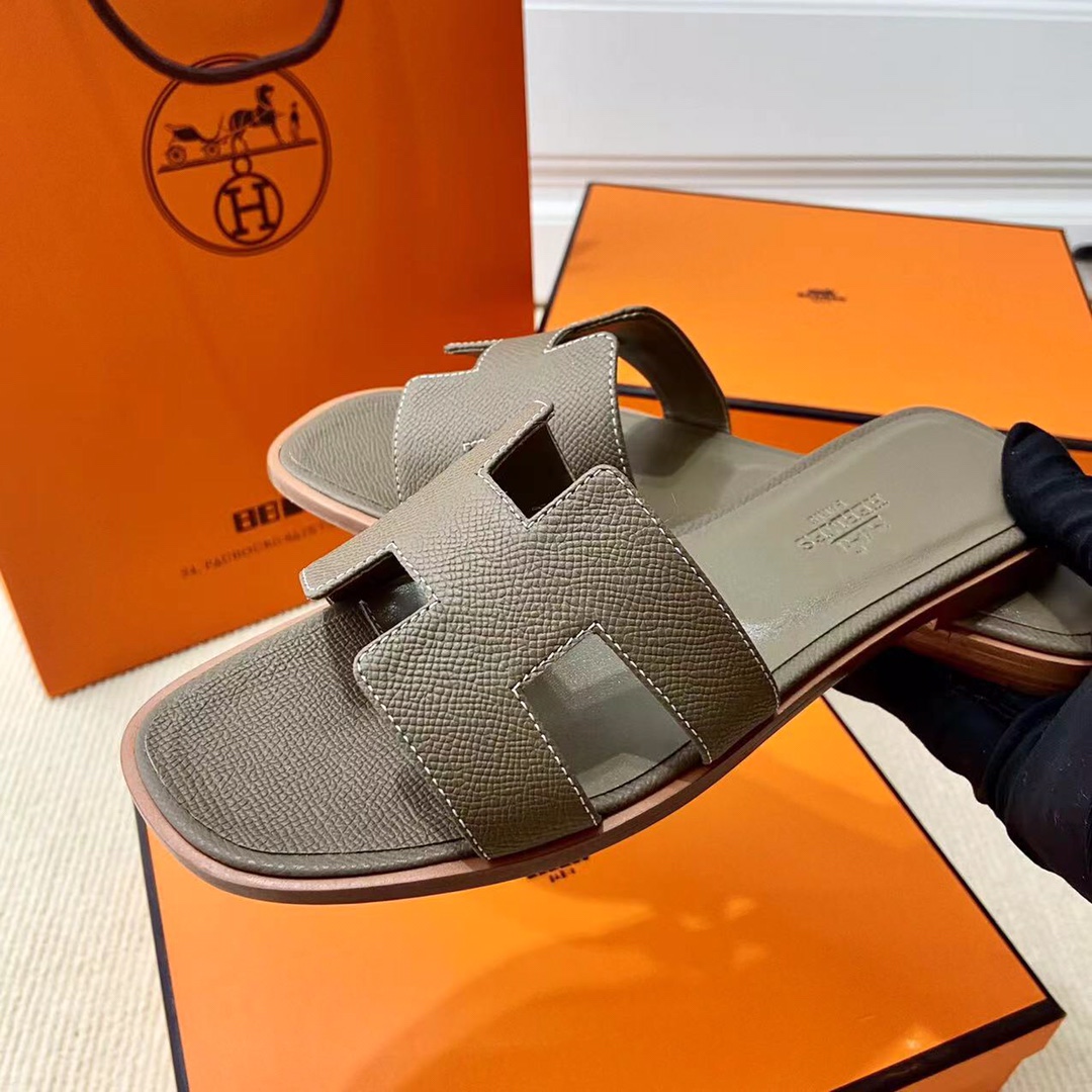 에르메스 올수공 오란 슬리퍼 샌들 앱송 45